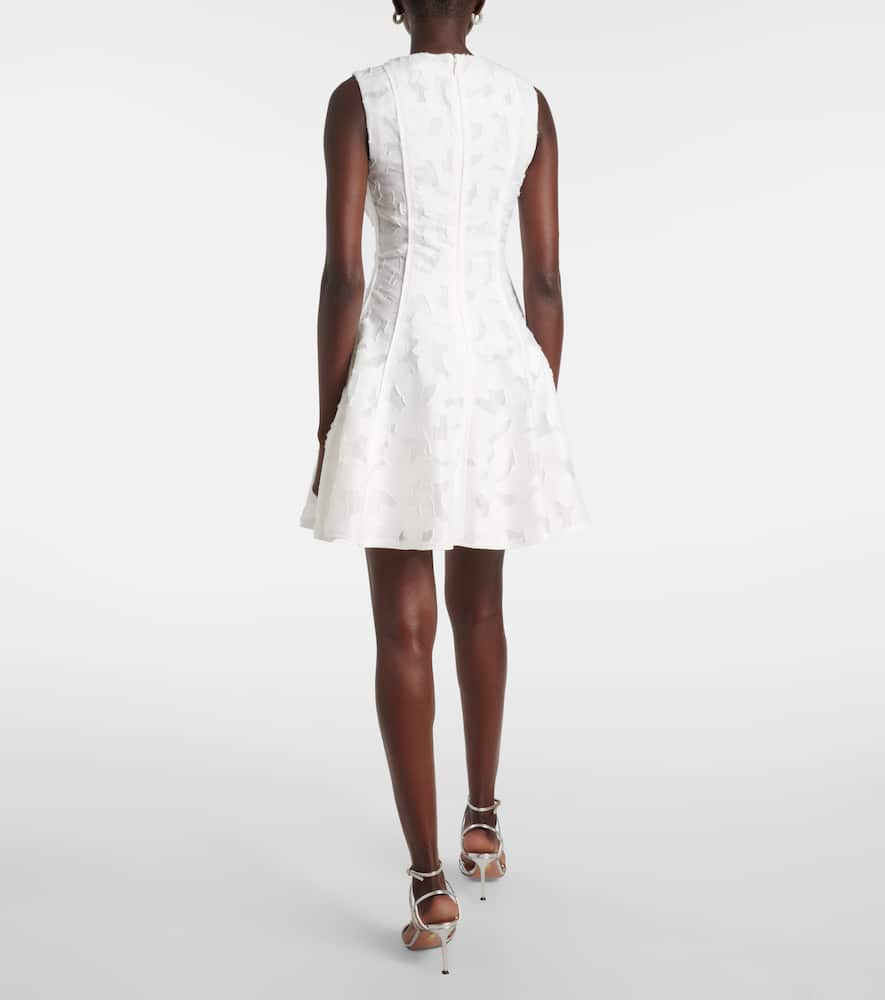 Simkhai Sylvia Jacquard Minidress In White