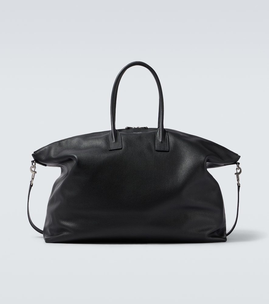 Giant leather duffel bag