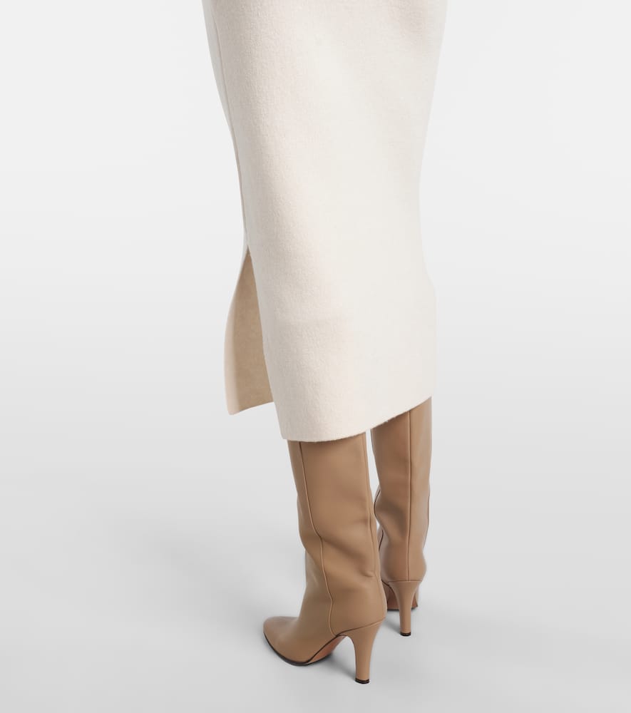 Jardin Des Orangers Wool And Cashmere Midi Skirt