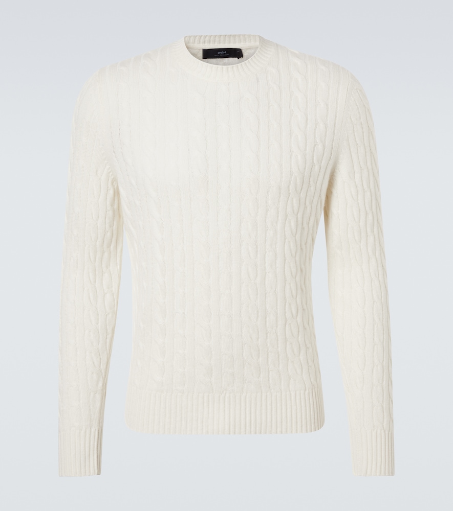 Arch4 Duke Street Cable Knit Cashmere Sweater