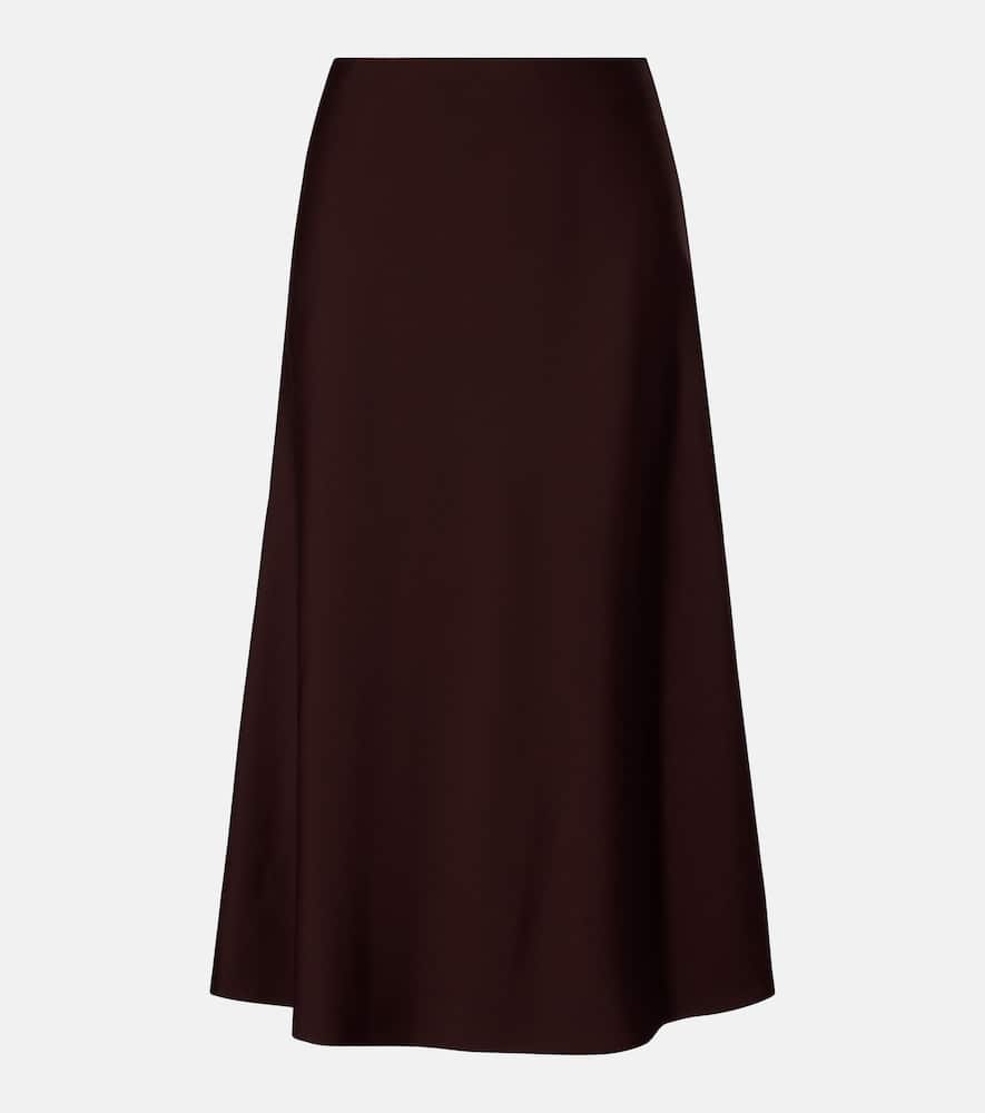Brunello Cucinelli Wool-blend Midi Skirt