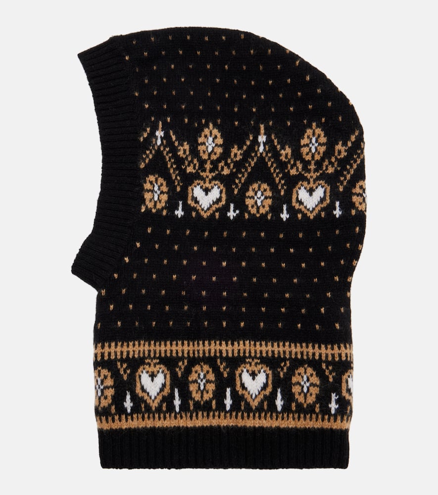 Khaite Caspian Fair Isle Cashmere Hood In Multi