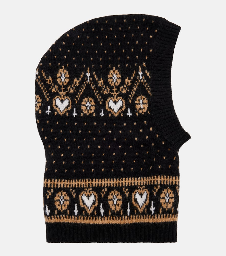 Khaite Caspian Fair Isle Cashmere Hood In Multi
