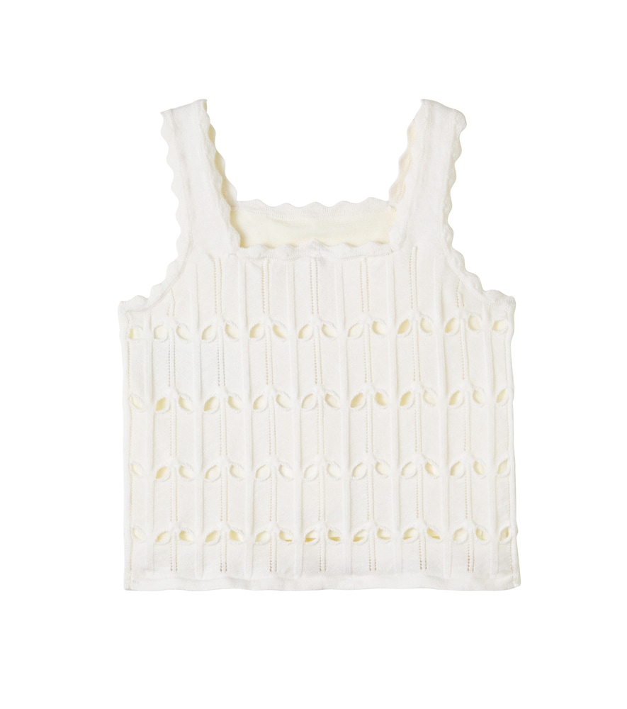  Zimmermann Kids Zimmermann Kids Top Aus Wolle Und Baumwolle 