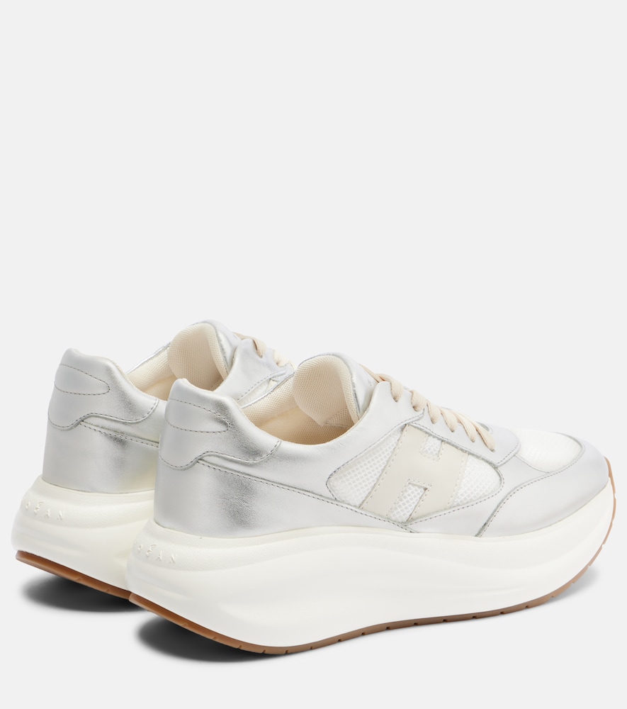  Hogan Hogan Maxi I Active Leather-trimmed Sneakers 
