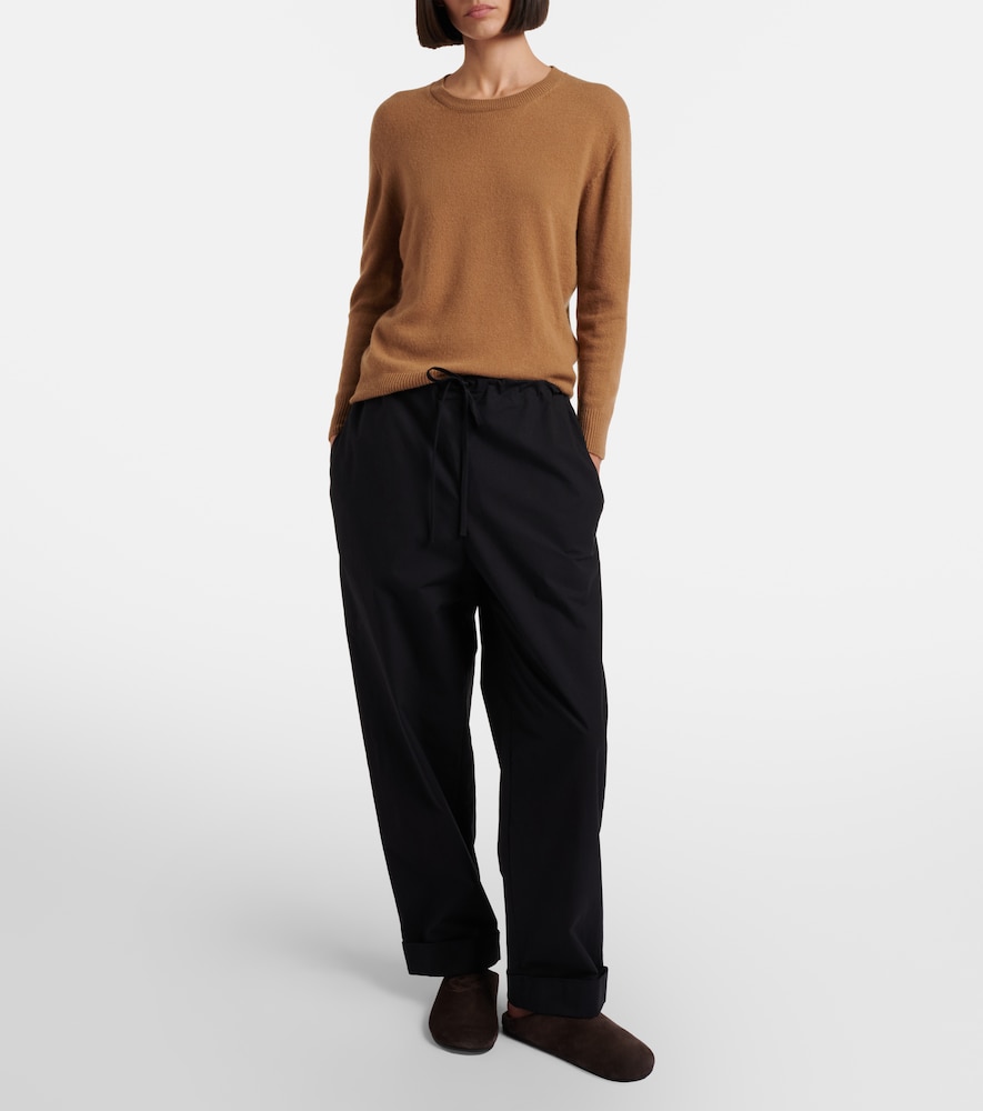The Row Delano cotton straight pants