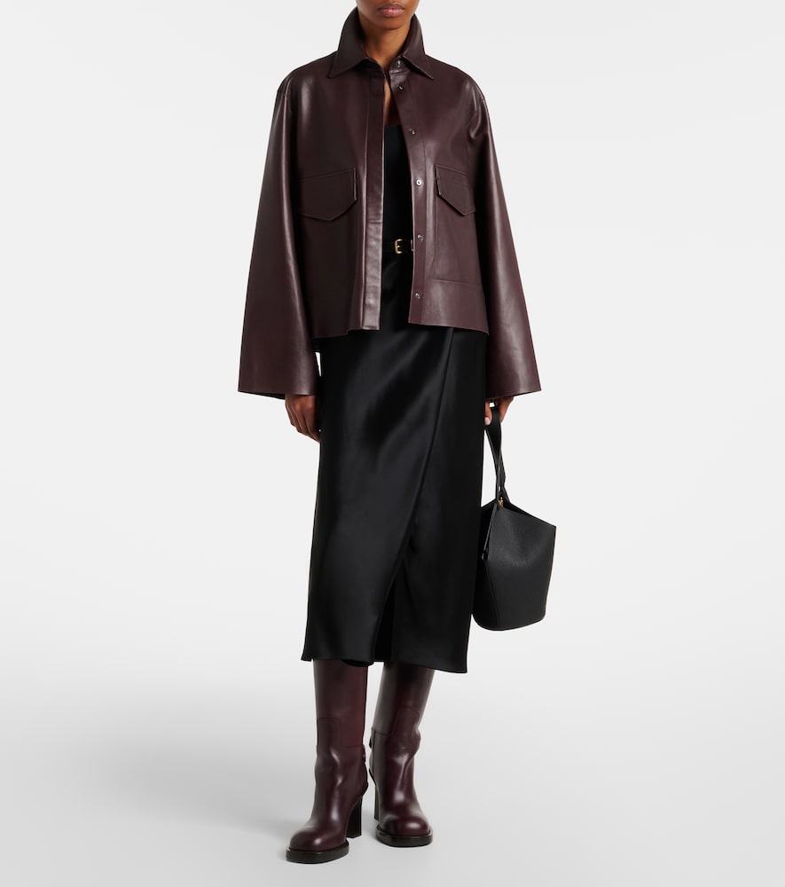 Nour Hammour Darcy leather jacket