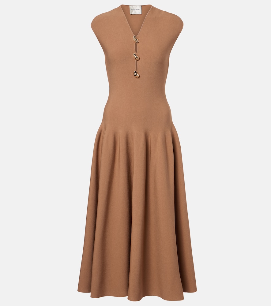 Roland Mouret Embellished midi dress
