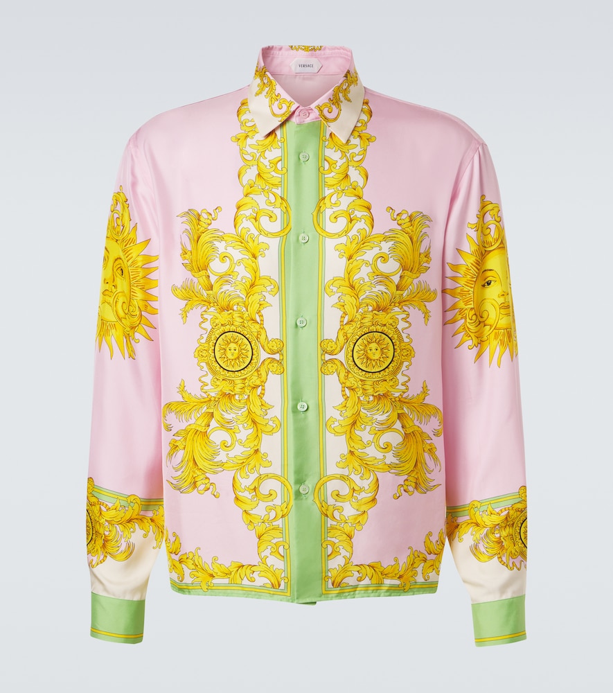 Versace Homme Multicolore Chemise Imprimée En Soie Eu Taille 42 - Mytheresa
