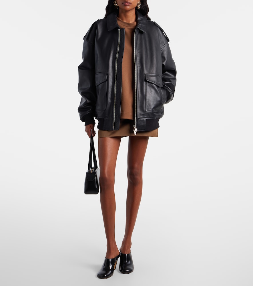  The Frankie Shop The Frankie Shop Hera Satin Miniskirt 