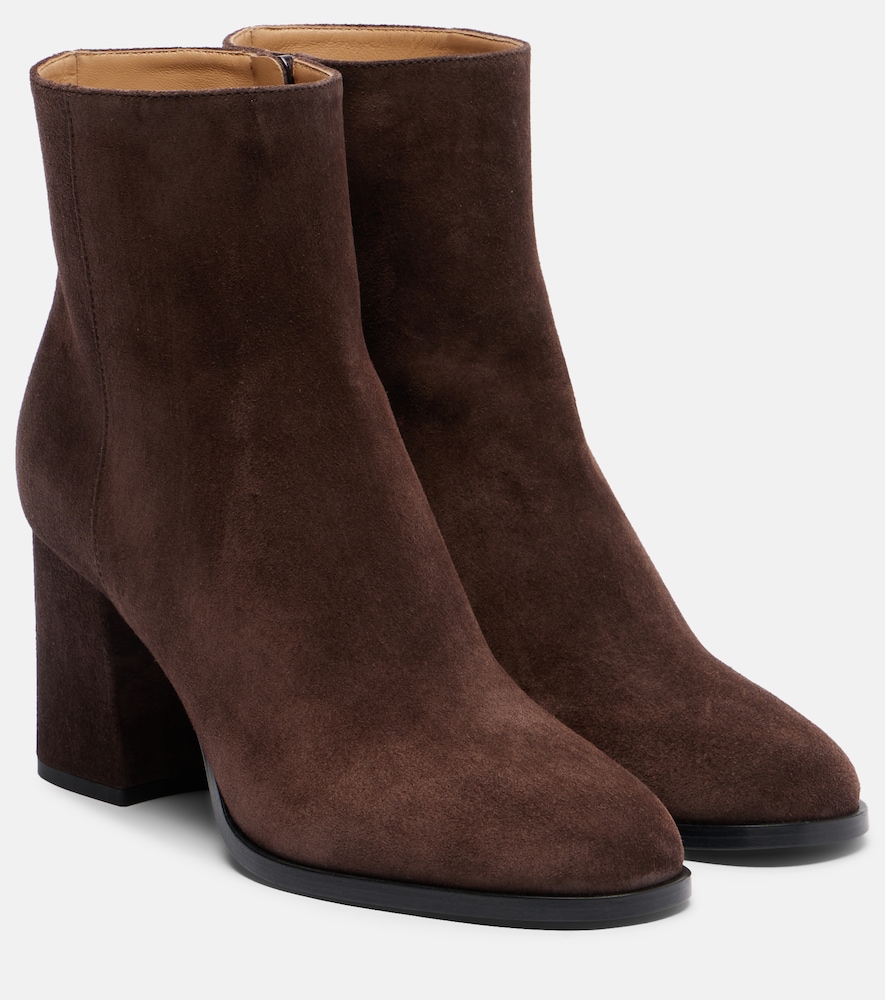 Valentino Garavani Fawcette VLogo suede ankle boots