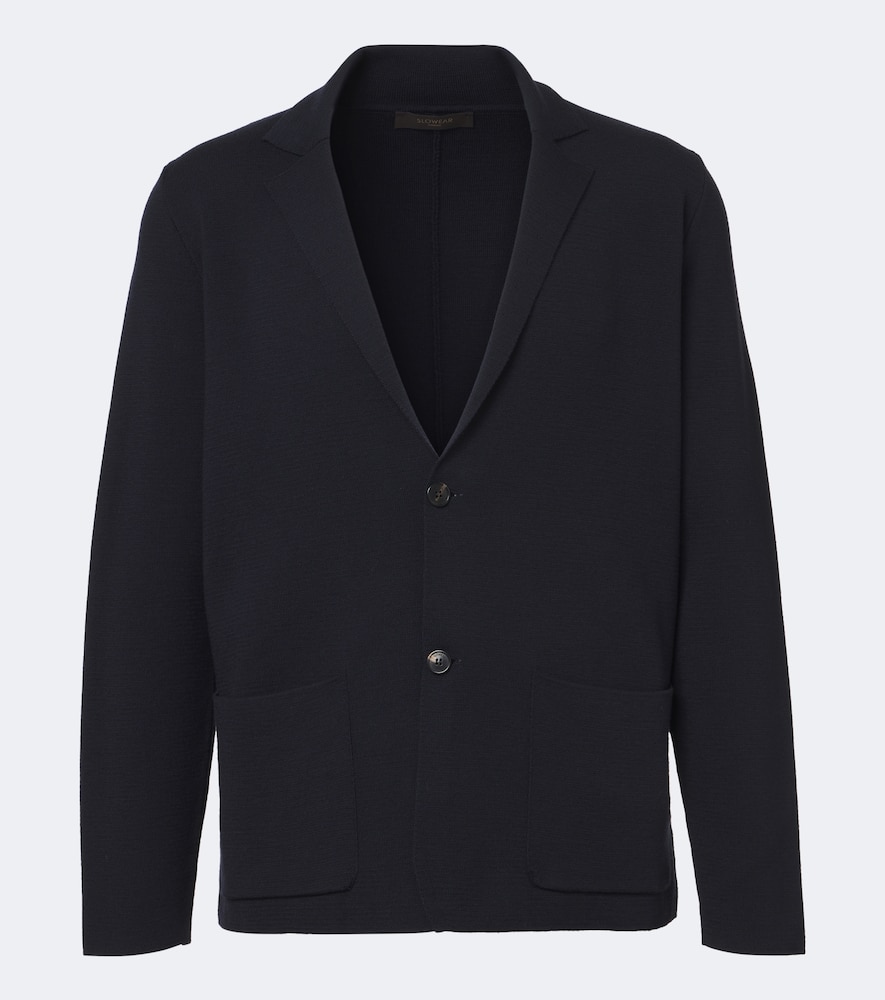 Slowear Men's Blue Virgin Wool Cardigan UK Size 46 - Mytheresa