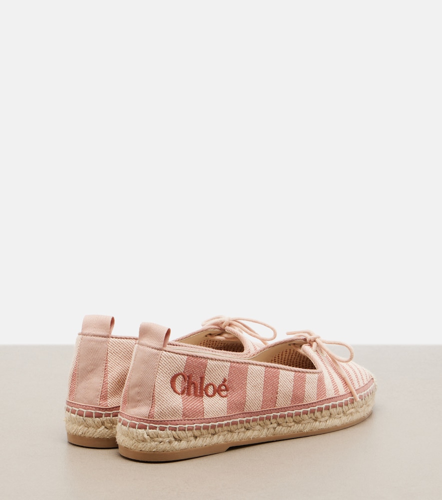  Chloe Chloé Espadrilles Isla à Rayures 