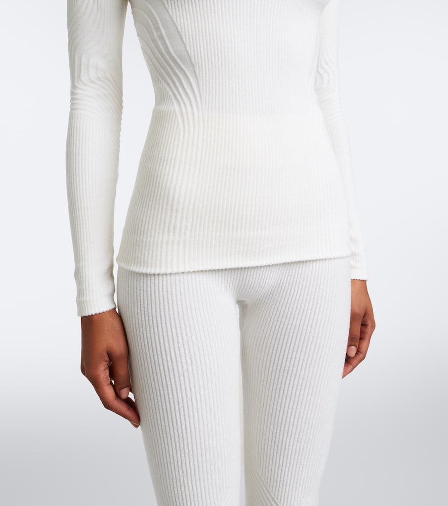 Chalet Ribbed-Knit Ski Top