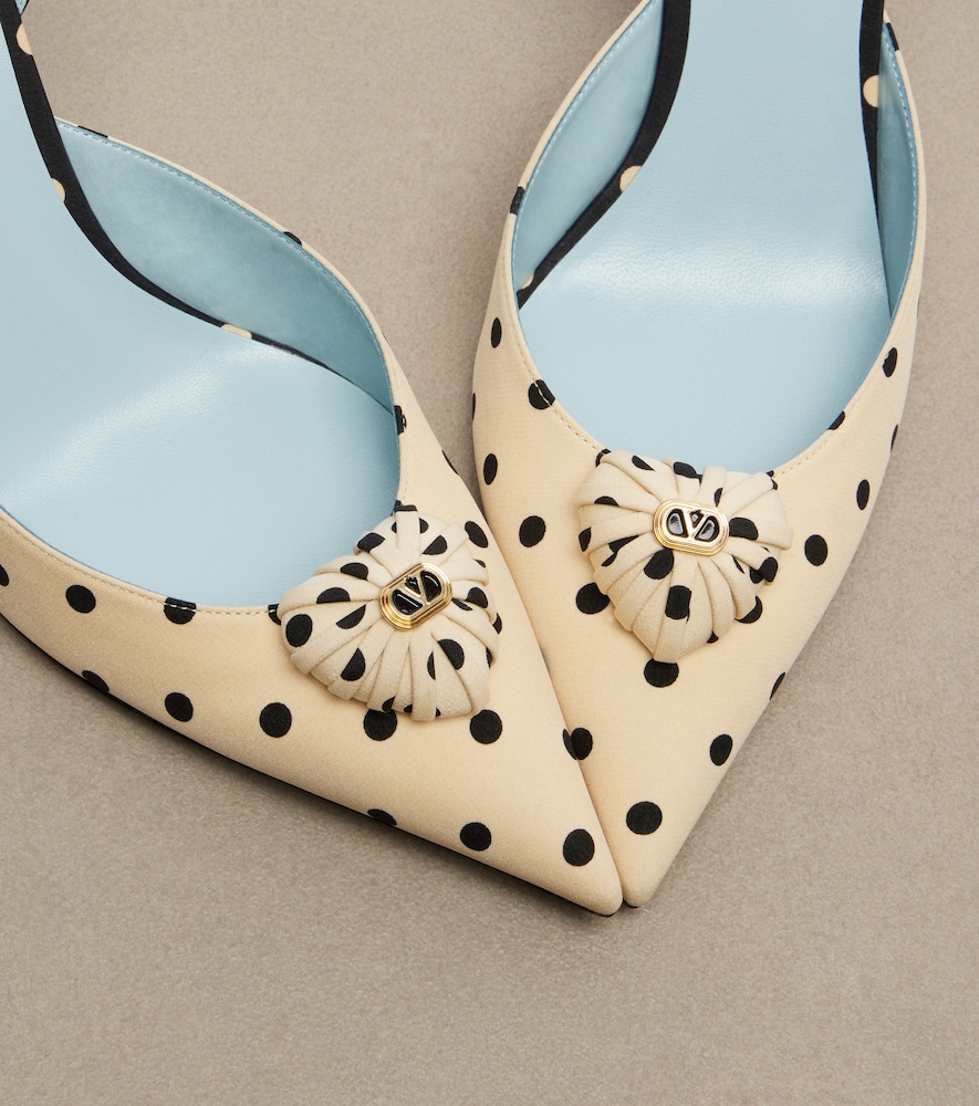 Garavani Cœur Royal Polka-Dot Pumps