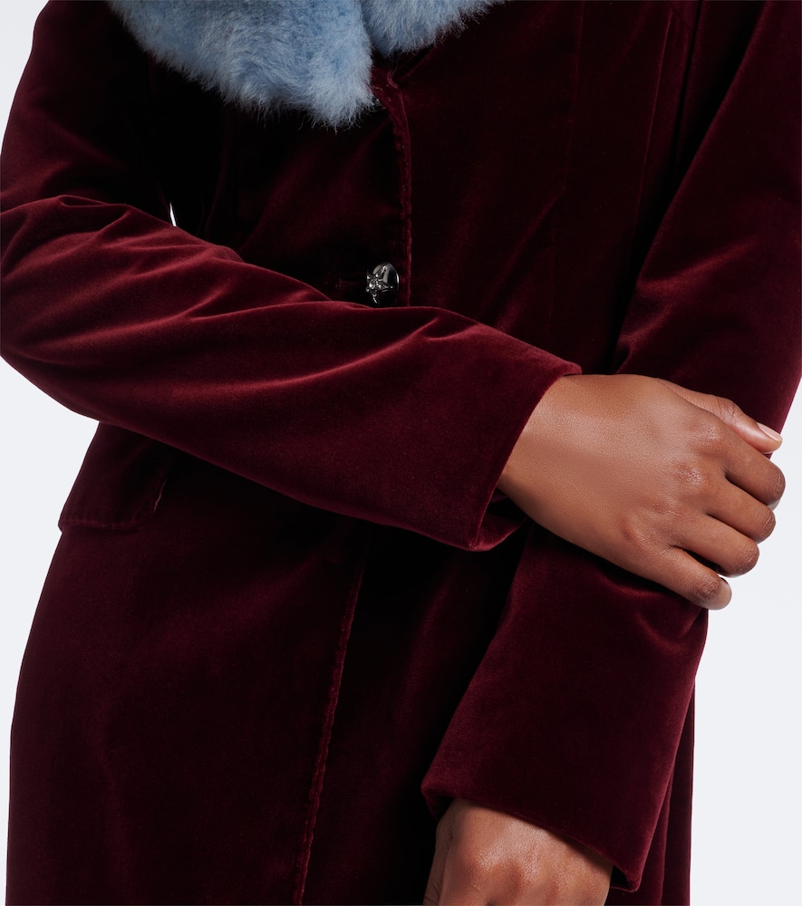 Dolce&Gabbana Cotton Velvet Coat