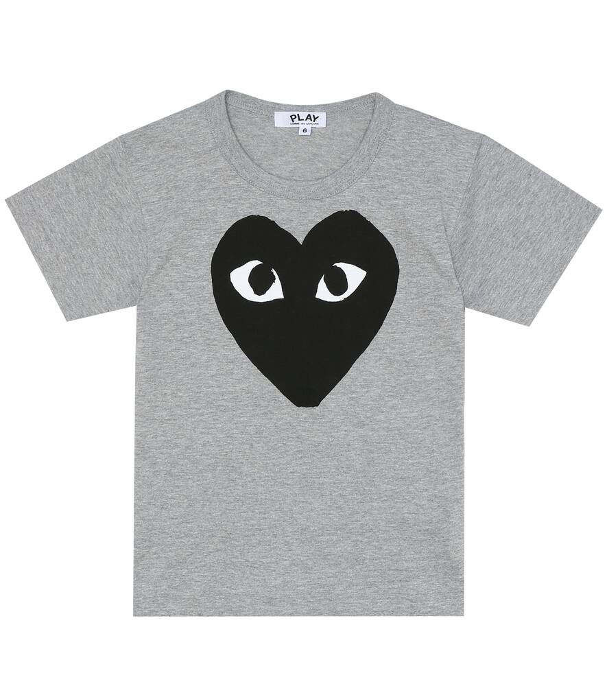 Comme des Garçons Play Kids Big Heart logo cotton T-shirt