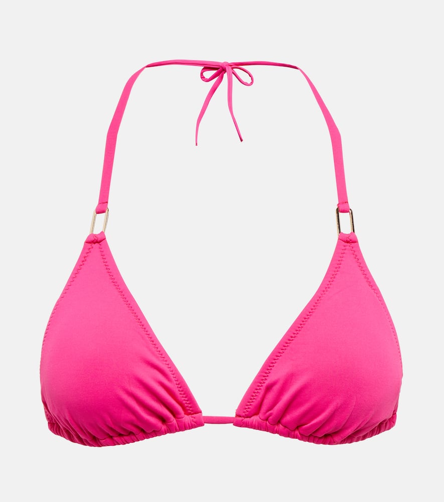 Melissa Odabash Cancun Halterneck Bikini Top In Fuchsia