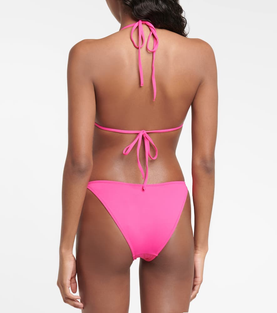 Melissa Odabash Cancun Halterneck Bikini Top In Fuchsia