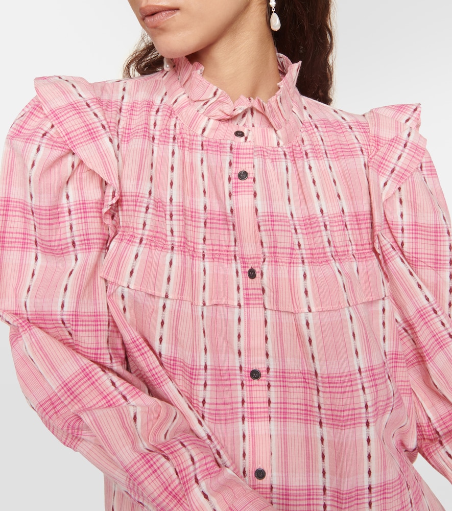  Marant Etoile Marant Etoile Bluse Idety Aus Baumwolle 