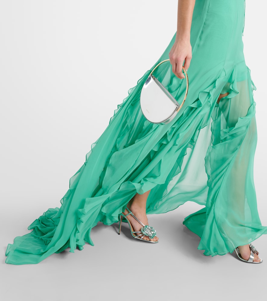  Costarellos Costarellos Off-shoulder-robe Aus Seide 