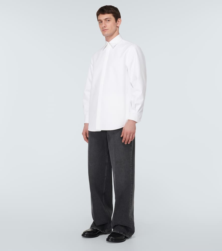 Valentino High-rise wide-leg jeans