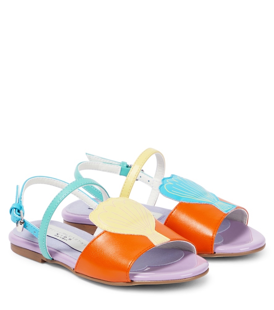 Stella McCartney Stella McCartney Kids Shell-appliqué sandals　ステラ マッカートニー キッズ シェルアップリケ サンダル