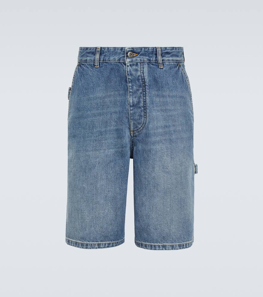 Bottega Veneta Mid-rise denim shorts