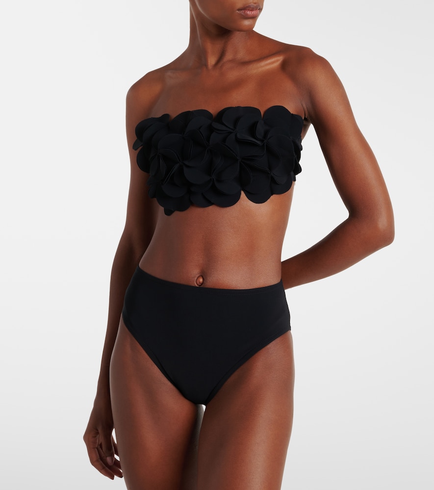  Karla Colletto Karla Colletto Tess Ruffled Bandeau Bikini Top 