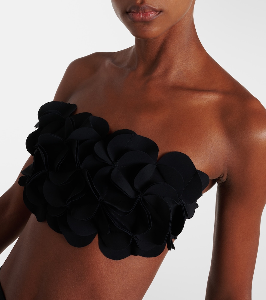  Karla Colletto Karla Colletto Tess Ruffled Bandeau Bikini Top 