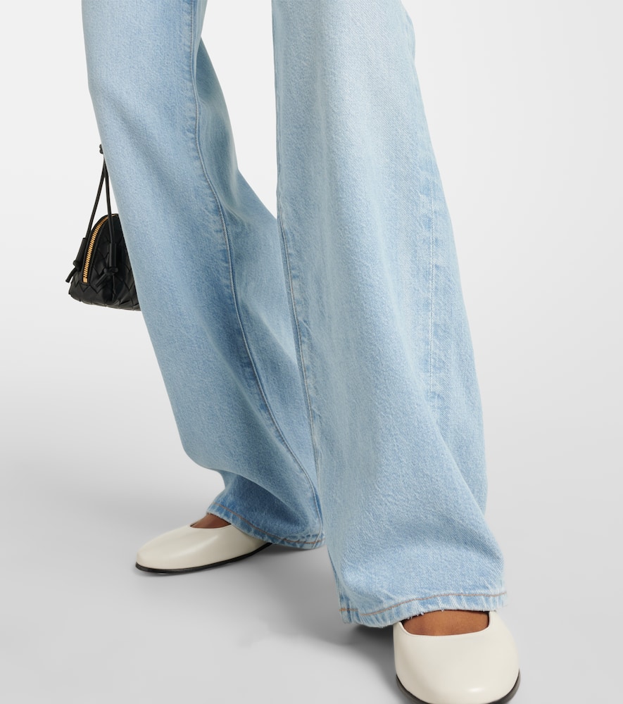 Citizen Of Humanity Annina High-rise Wide-leg Organic Jeans In Blue