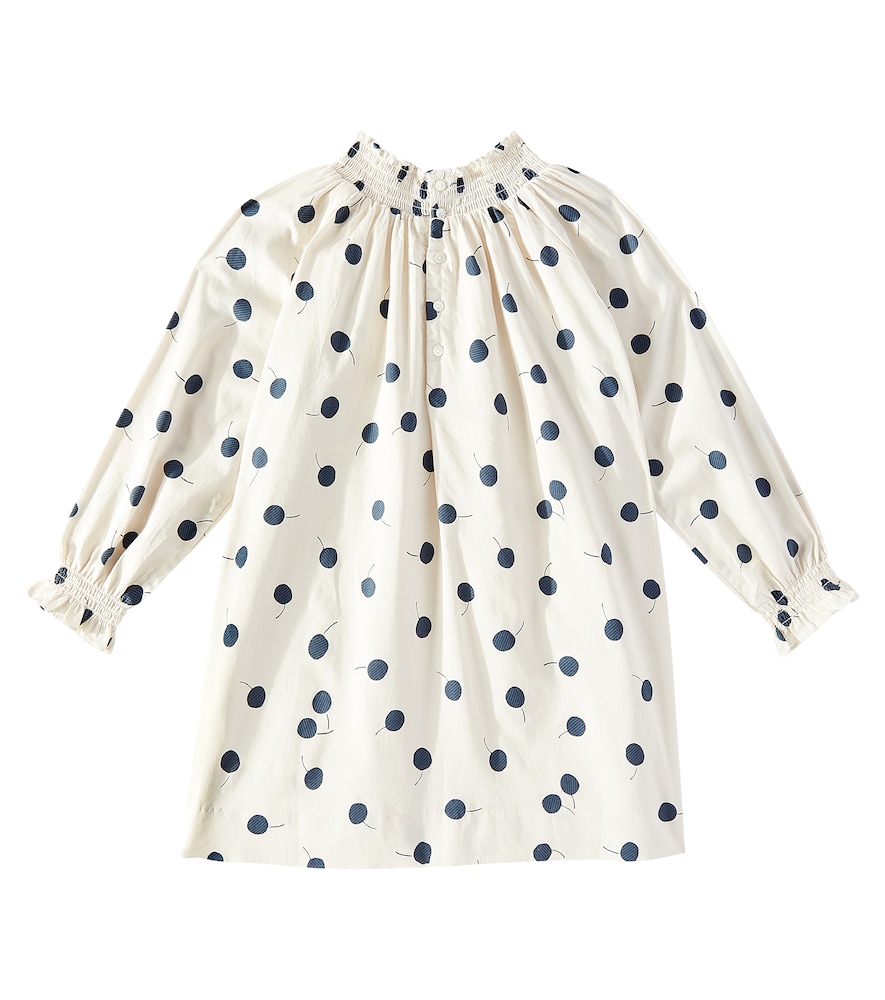  Bonpoint Bonpoint Bedrucktes Kleid Fleur Aus Baumwolle 