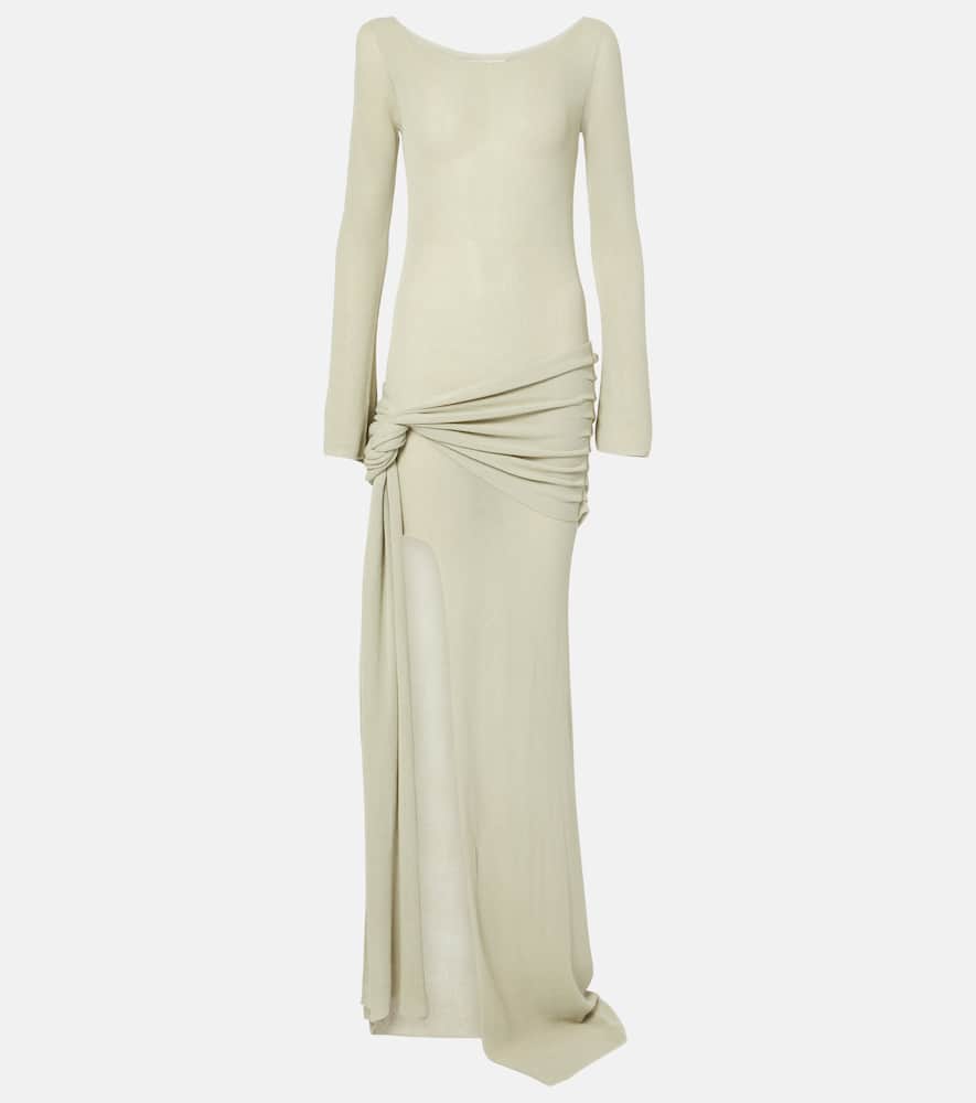 Aya Muse Astra cotton-blend maxi dress