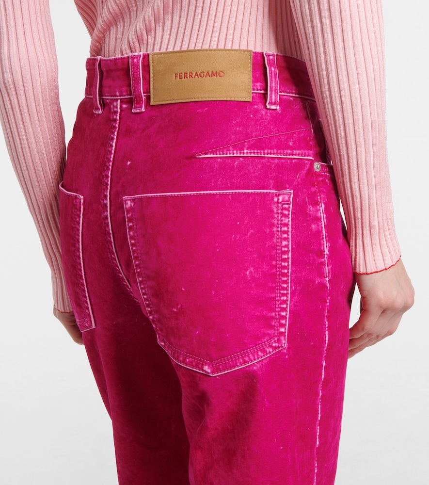 Ferragamo Ferragamo Gerade Hose Aus Einem Baumwollgemisch 