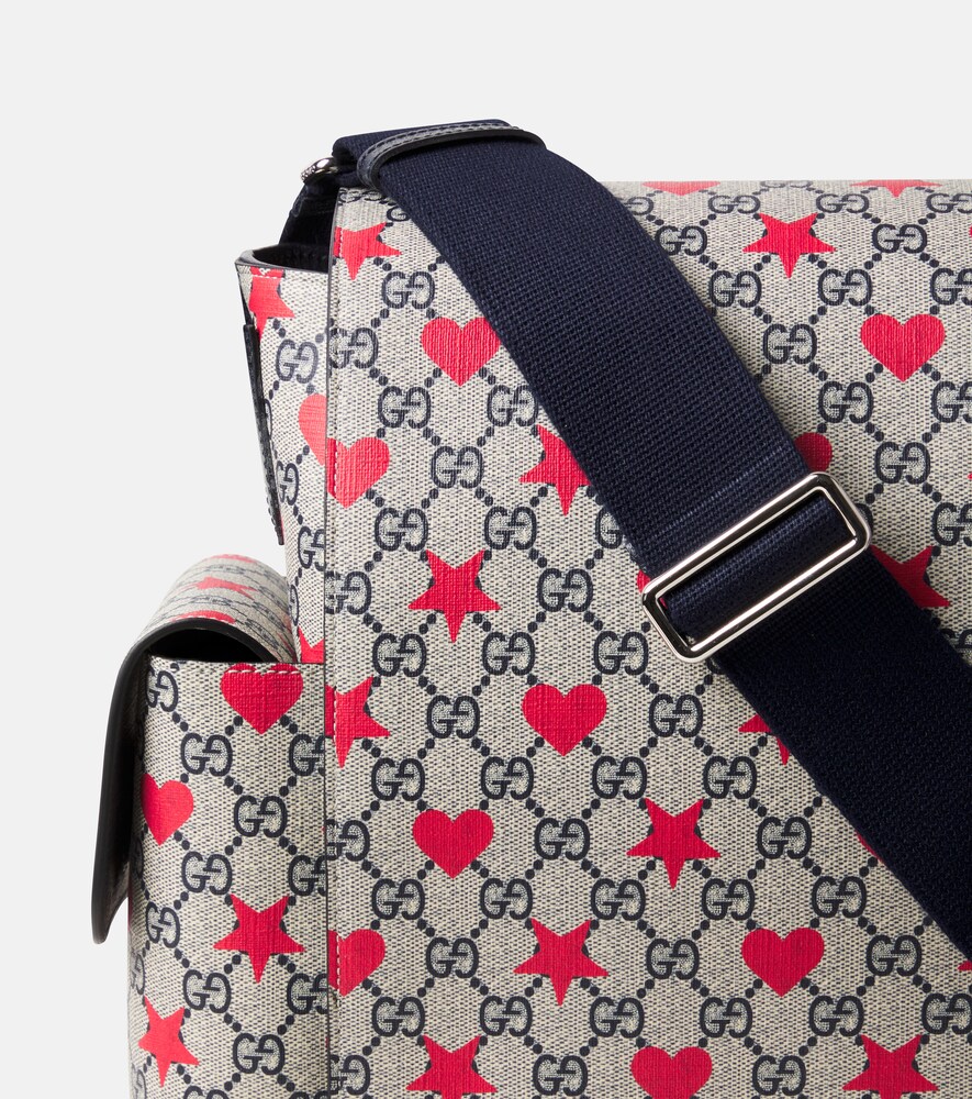  Gucci Kids Gucci Kids Ophidia Gg Printed Diaper Bag 