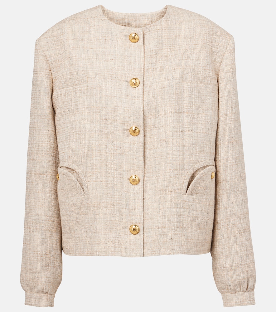 Blaze Milano Blazé Milano Gliss linen, cotton, and silk-blend jacket