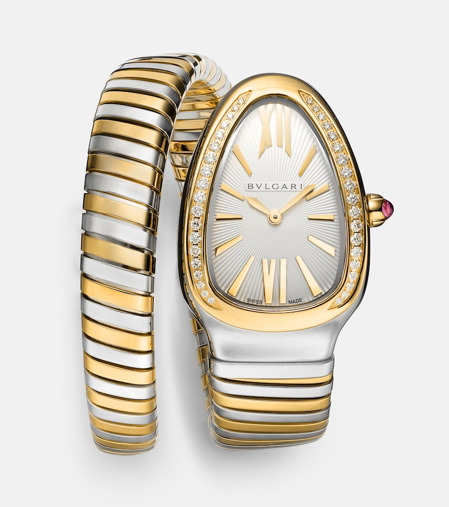 Bvlgari Montre Serpenti Tubogas à diamants