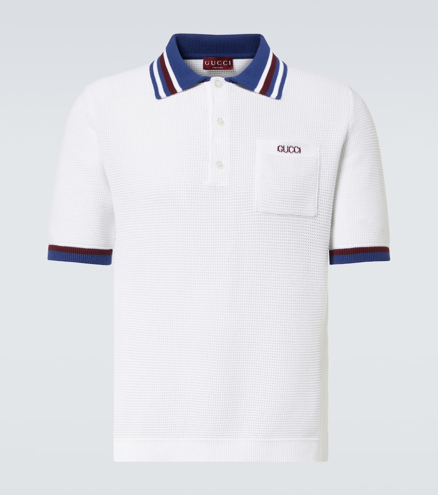 Cotton piqué polo shirt