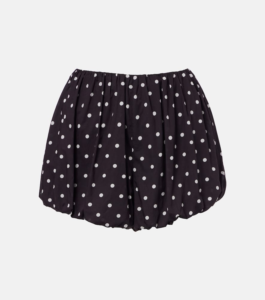 Aurelia polka-dot shorts