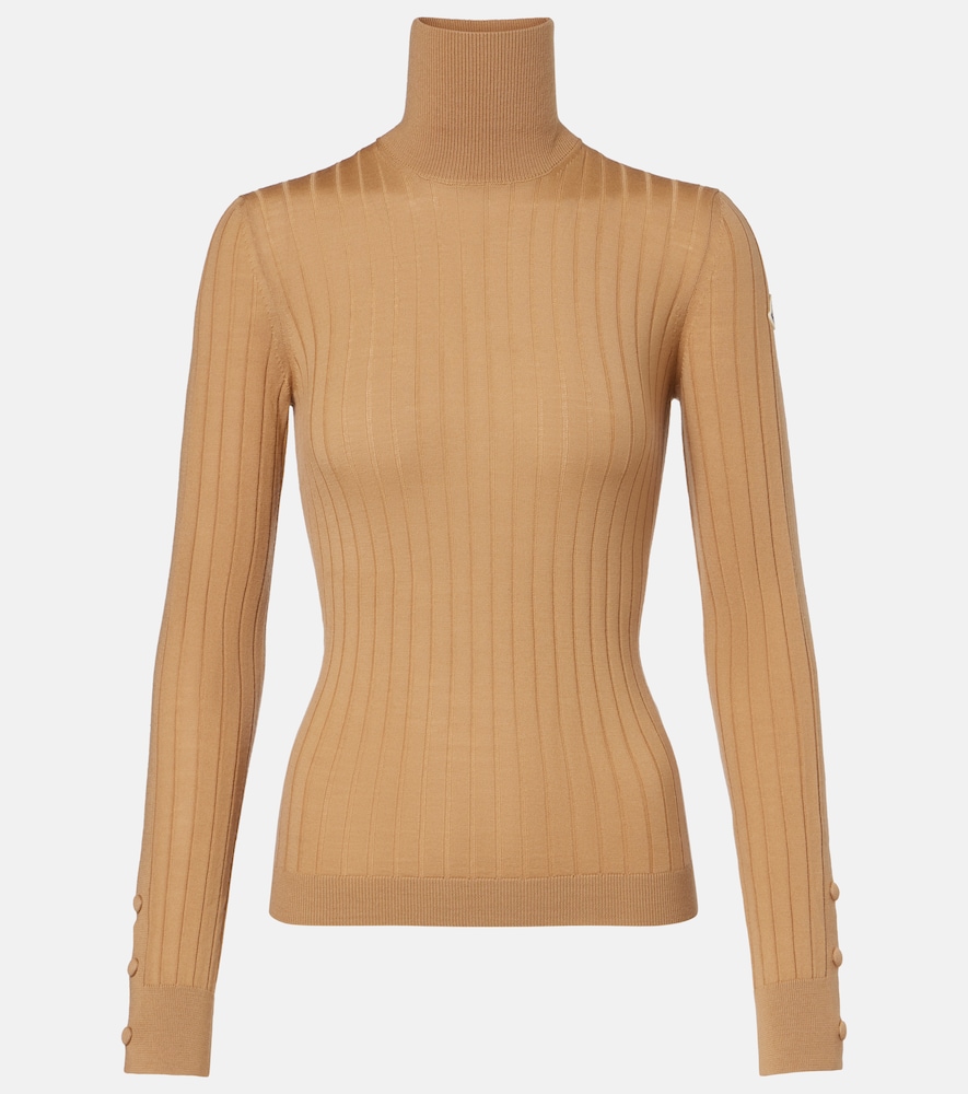 Moncler Wool and cashmere turtleneck sweater