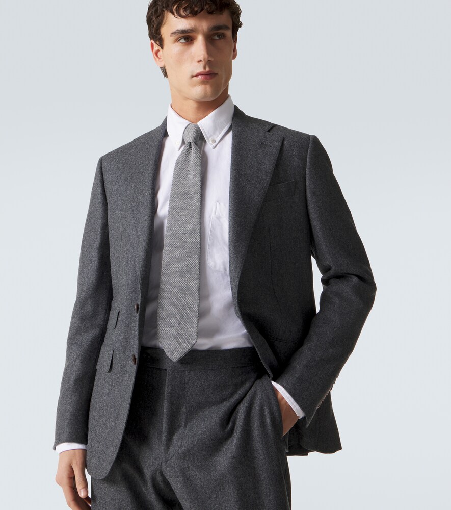  Thom Sweeney Thom Sweeney Knitted Linen Tie 