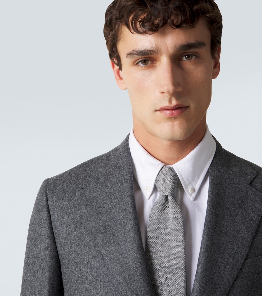  Thom Sweeney Thom Sweeney Knitted Linen Tie 