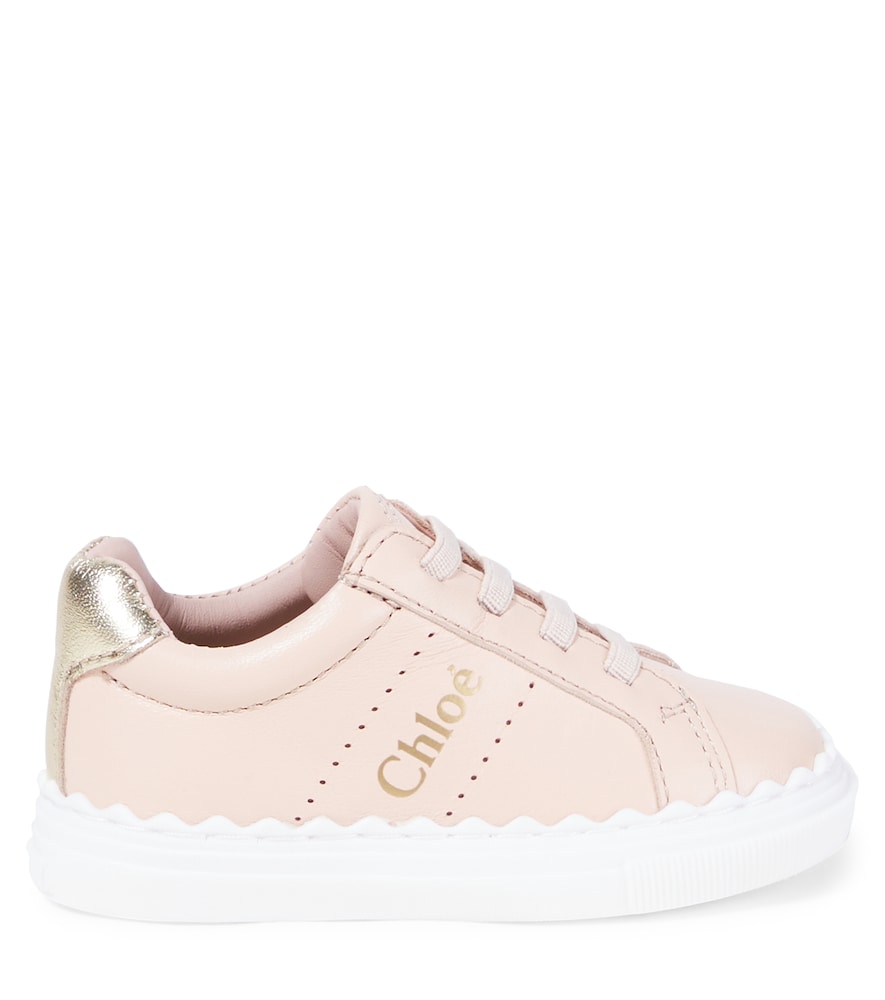  Chloe Kids Chloé Kids Baby Sneakers Lauren Aus Leder 