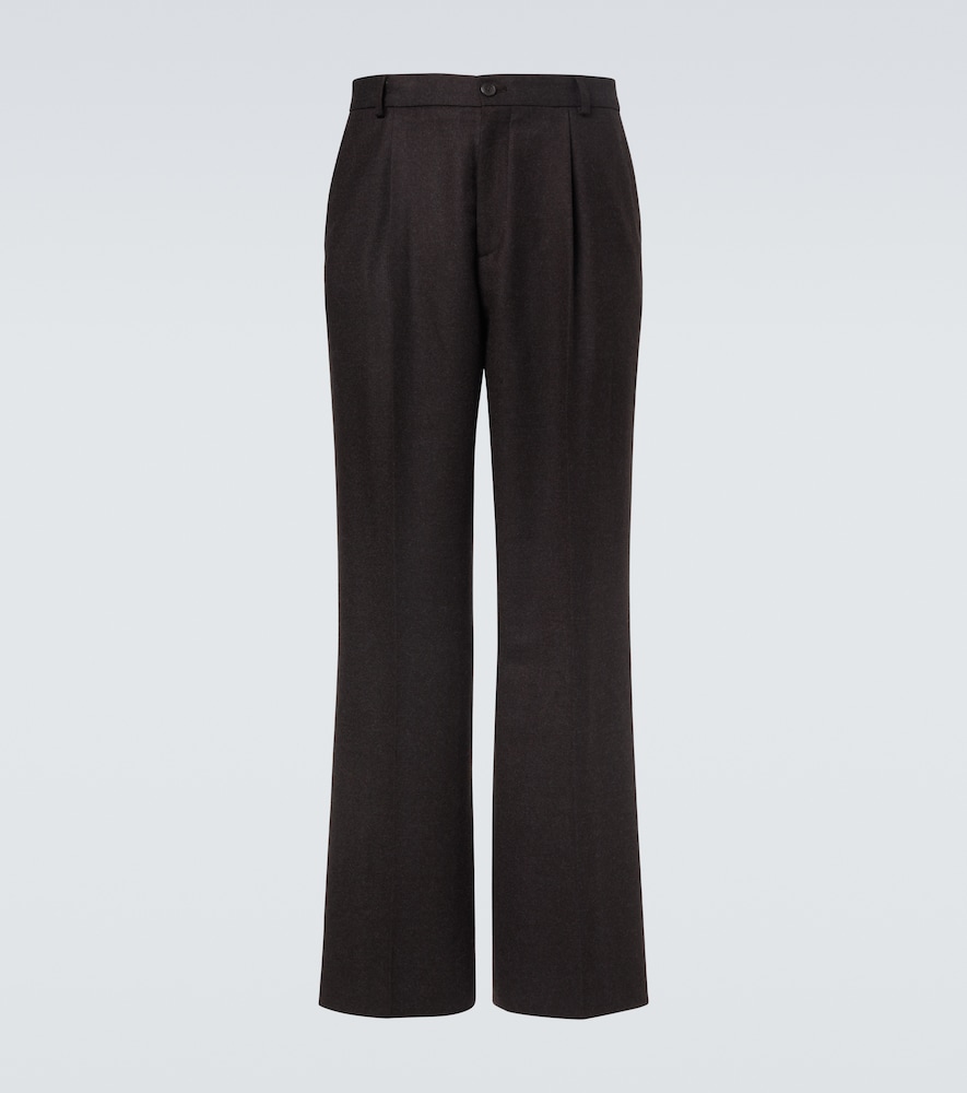 Dries Van Noten Pantalon ample en flanelle de laine 459 €