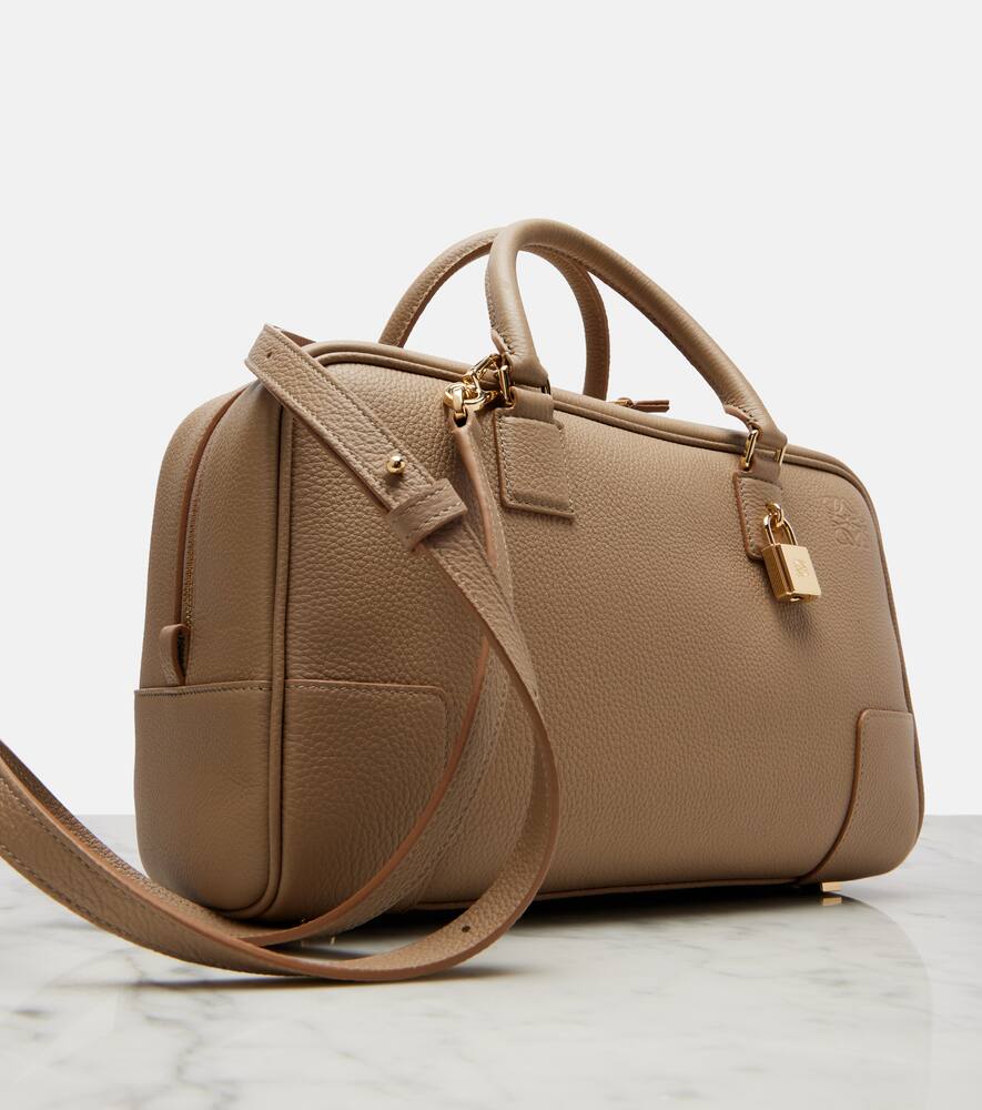 Loewe Amazona 28 Leather Tote Bag In Sand