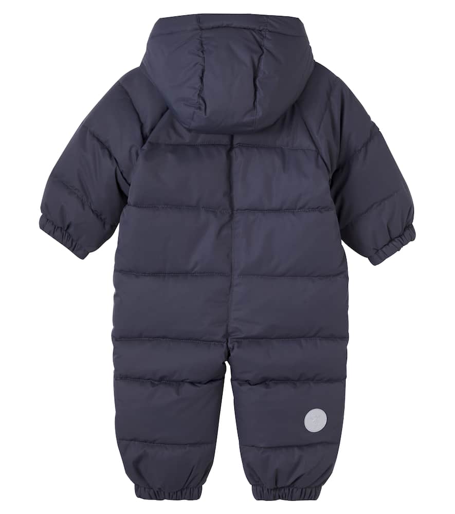 Wheat Baby Hooded Snowsuit In Blue