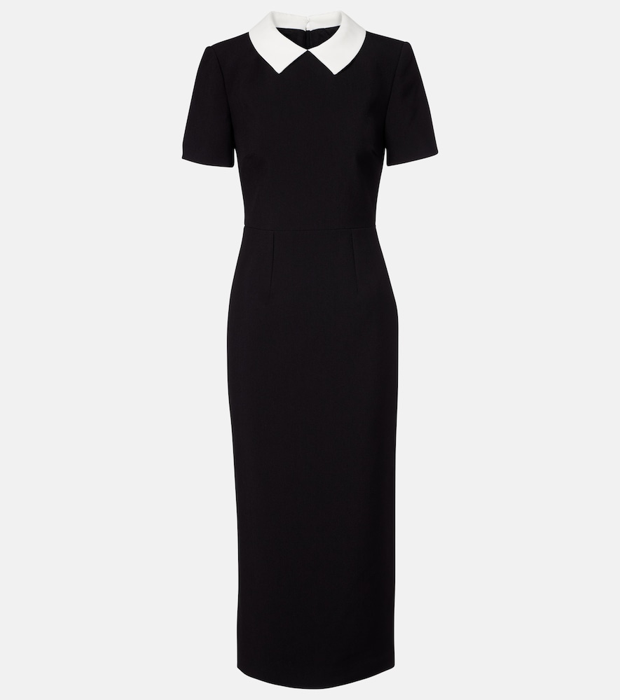 Roland Mouret Satin crêpe midi dress