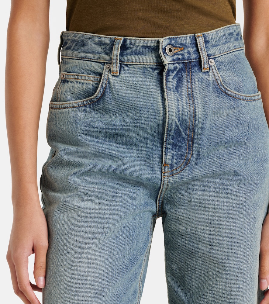 Loewe Loewe High-rise Wide-leg Jeans 