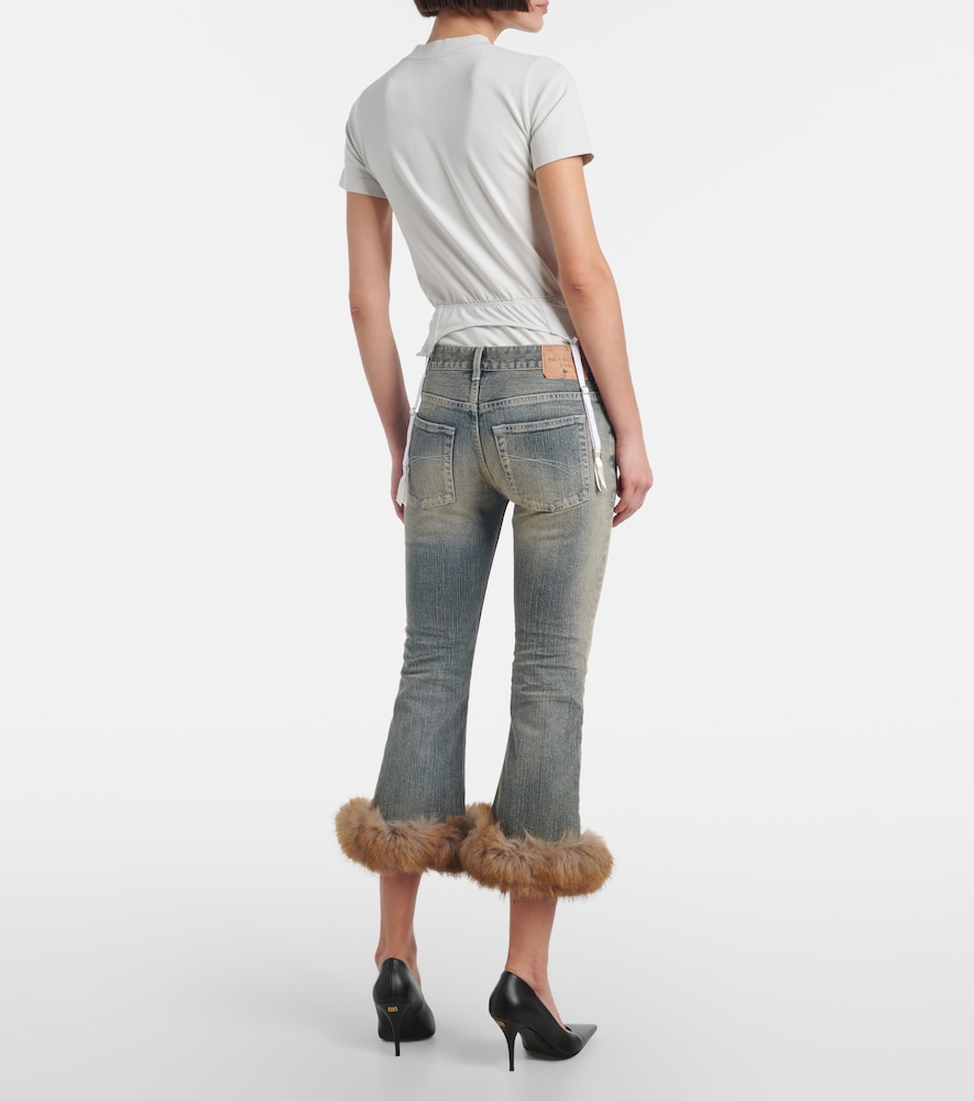  Balenciaga Balenciaga Low-rise Cropped Jeans 