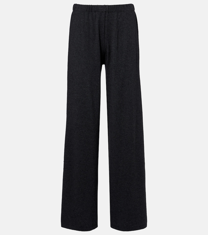 Lisa Yang Aina Cotton and Cashmere Jersey Straight Pants